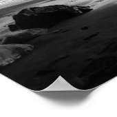 Zwarte en witte doorsnede poster (Hoek)