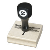 zwarte en witte dragonfly-illustratie rubberstempel (Stempel)