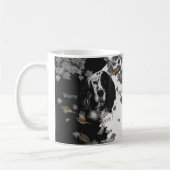 Zwarte en witte Engelse setter Coffee Mok (Links)