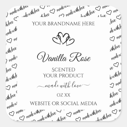 Zwarte en witte etiketten met wolkenproducten (Voorkant)