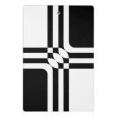 Zwarte en witte fantasie mini klembord (Achterkant)