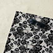 Zwarte en witte flessenvlek strandlaken (In situ)