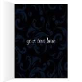 Zwarte en witte Floral (Binnen (Rechts))