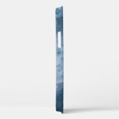 Zwarte en witte florale textiel Case-Mate iPhone case (Achterkant / Rechts)