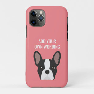 Zwarte en witte frank iPhone 11 pro hoesje