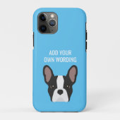 Zwarte en witte frank Case-Mate iPhone case (Achterkant)