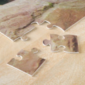 Zwarte en witte gebergte op Rocks Legpuzzel (Zijkant)