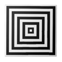 Zwarte en witte geometrische vierkanten