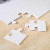 Zwarte en witte Giraffe Legpuzzel (Zijkant)