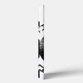  zwarte en witte gitaar Case-Mate iPhone case (Achterkant / Rechts)