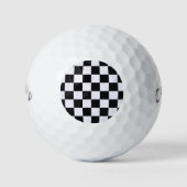 Zwarte en witte golfballen (Voorkant)