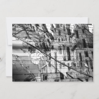 Zwarte en witte graffiti in San Francisco