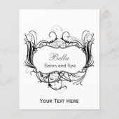 zwarte en witte grafische brochures (Voorkant)