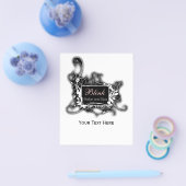 zwarte en witte grafische brochures (Enkel)