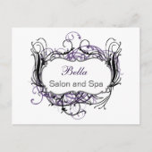 zwarte en witte grafische kaart Hartelijk dank (Voorkant)