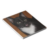 ZWARTE EN WITTE KAT NOTITIEBLOK (Schuin)