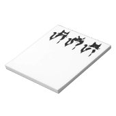 Zwarte en witte katten | Drie Katten Notitieblok (Gedraaid)