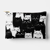 Zwarte en witte katten etui (Voorkant)