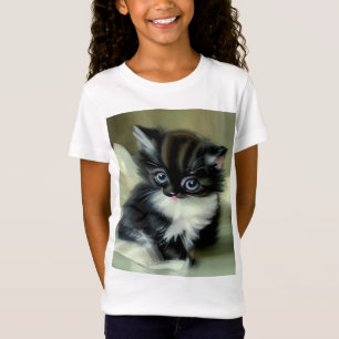  zwarte en witte keuken tongen tikken uit t-shirt