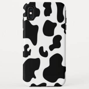 Zwarte en witte Koe iPhone XS Max Hoesje