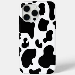 Zwarte en witte Koe iPhone 15 Pro Max Hoesje
