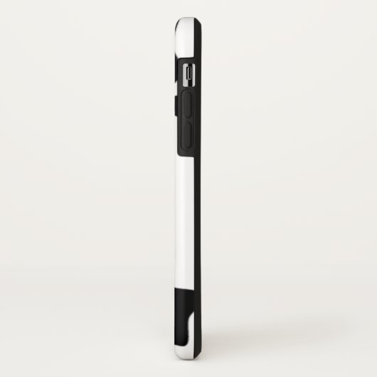 Zwarte en witte Koe Case-Mate iPhone Case (Achterkant/links)