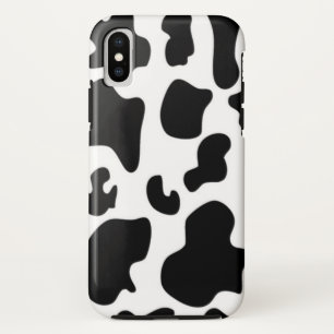 Zwarte en witte Koe iPhone XS Hoesje