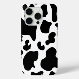 Zwarte en witte Koe iPhone 15 Pro Case