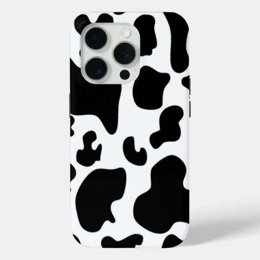 Zwarte en witte Koe Case-Mate iPhone Case (Achterkant)