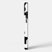 Zwarte en witte Koe Case-Mate iPhone Case (Achterkant / Links)
