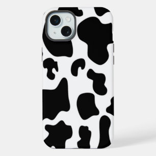 Zwarte en witte Koe iPhone 15 Plus Case