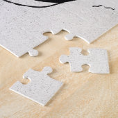 Zwarte en witte kunst Jane Avril van Toulouse Laut Legpuzzel (Zijkant)