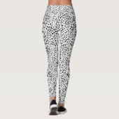 Zwarte en witte Leggings (Achterkant)
