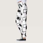 Zwarte en witte Leggings (Links)