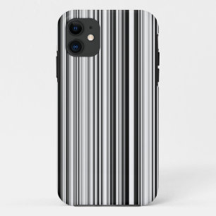 Zwarte en witte lijnen iPhone 11 hoesje