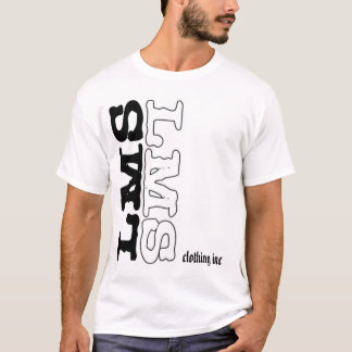 zwarte en witte lms verticaal, kleding incl. t-shirt