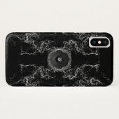 Zwarte en witte luidspreker Case-Mate iPhone case (Achterkant (horizontaal))