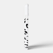 Zwarte en witte luipaard Hoesje-Mate iPhone draagt Case-Mate iPhone Case (Achterkant / Rechts)