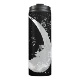Zwarte en Witte Maan Thermal Tumbler Thermosbeker