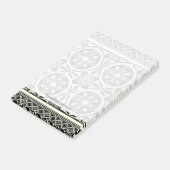 Zwarte en Witte Mandala Motif door Vision Studio Post-it® Notes (Schuin)