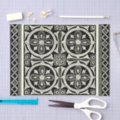 Zwarte en Witte Mandala Motif door Vision Studio Tissuepapier (Craft)