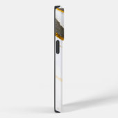 Zwarte en witte marmer Case-Mate iPhone case (Achterkant / Rechts)
