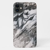 Zwarte en witte marmer Case-Mate iPhone case (Achterkant)