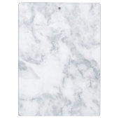 Zwarte en witte marmer klembord (Achterkant)