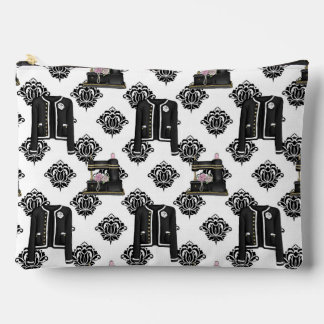 Zwarte en Witte Mode Atelier Make-uptasje Chic Etui
