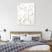 Zwarte en witte moderne Abstracte kunst voor paren Canvas Afdruk (Insitu (Slaapkamer))