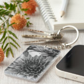 Zwarte en witte moeders sleutelhanger (Voorkant Rechts)