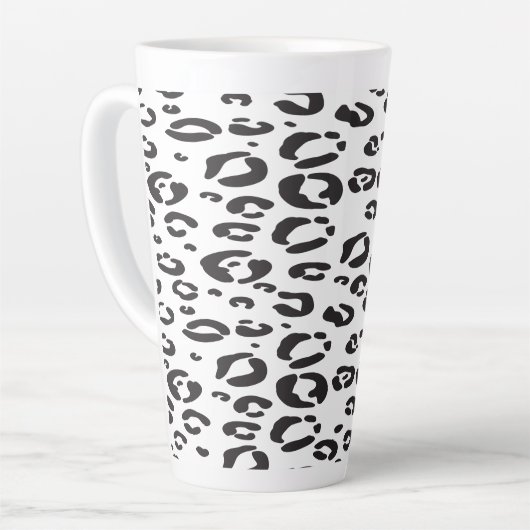 Zwarte en witte Mok voor afdrukontwerp (Linkerhoek)
