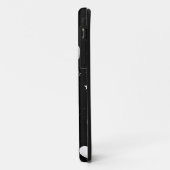 Zwarte en witte moons en sterren Case-Mate iPhone case (Achterkant/links)