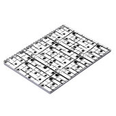 ZWARTE EN WITTE NOTITIEBOEK (Linkerzijde)